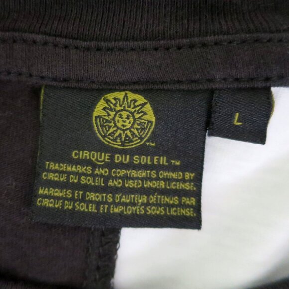 Cirque Du Soleil Black & White Split Tee L - Picture 7 of 8